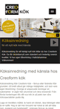 Mobile Screenshot of creoform.se